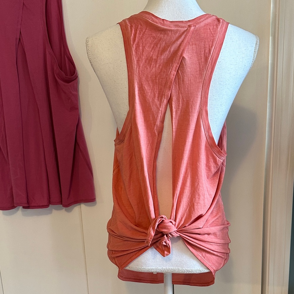 Lululemon - Set of 2 All Tied Up Tanks* Pima Cotton